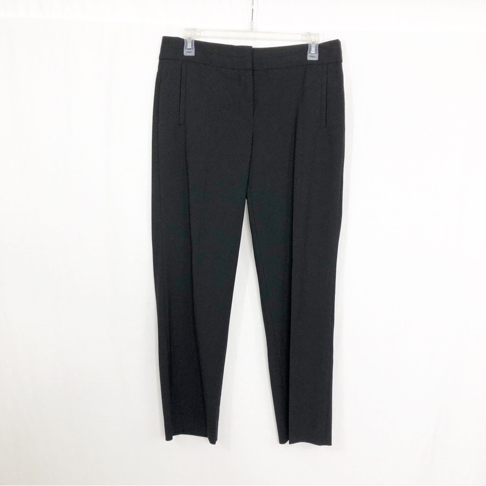 Armani Exchange Wool Blend Cropped Dress Pants Slacks, Size 6, Black